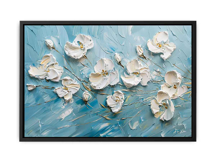 White Flower Painting