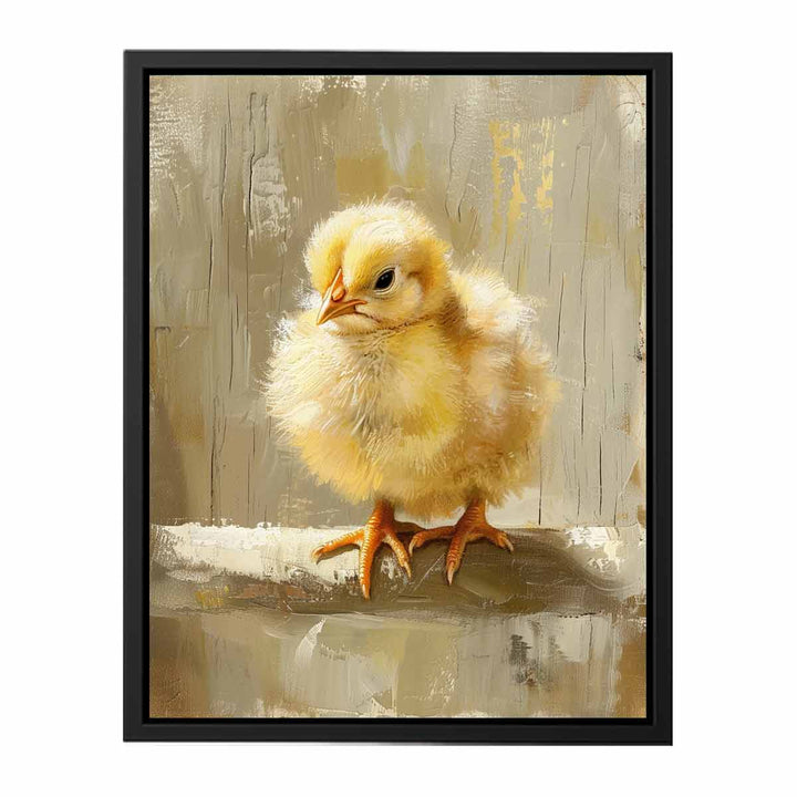 Baby Chicken Art Painting