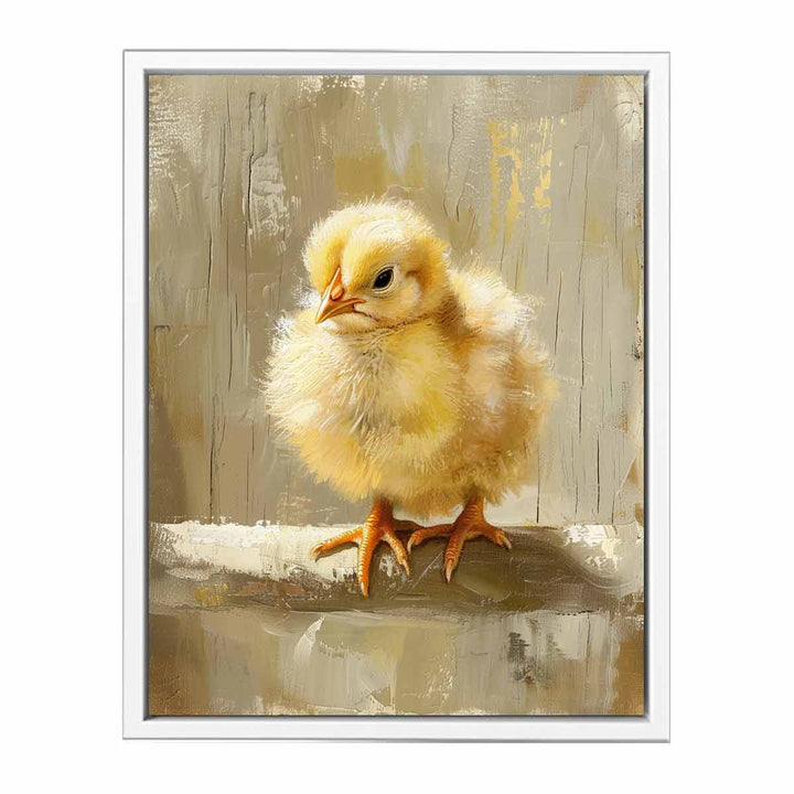 Baby Chicken Art Painting