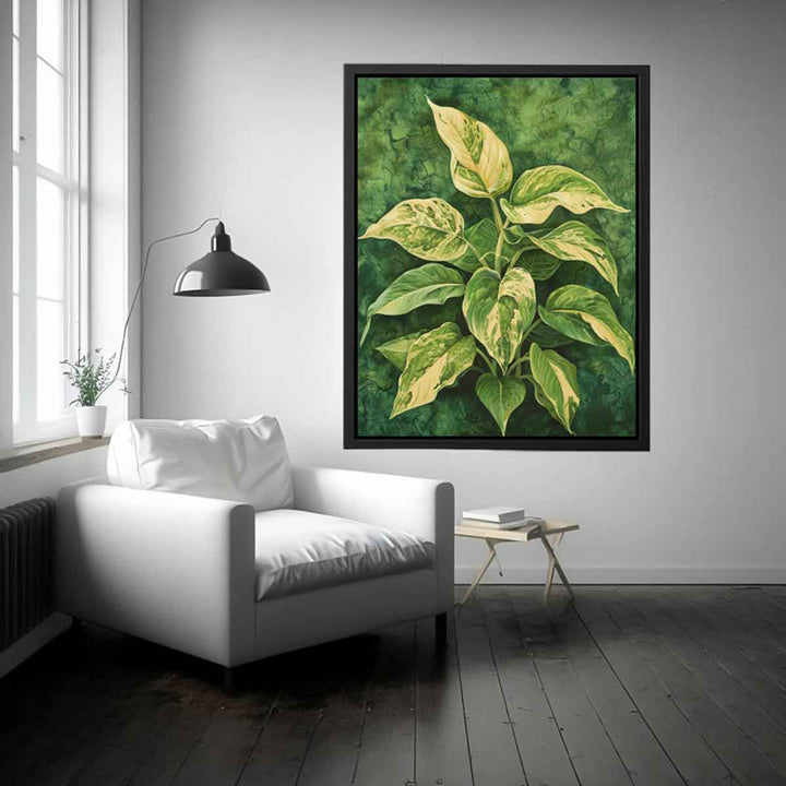 Leaves Painting Art Print