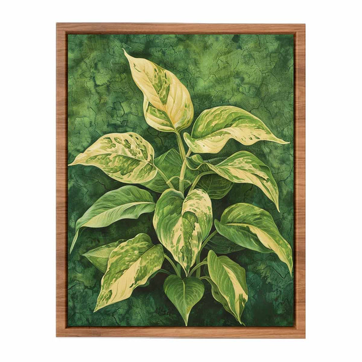 Leaves Painting framed Print