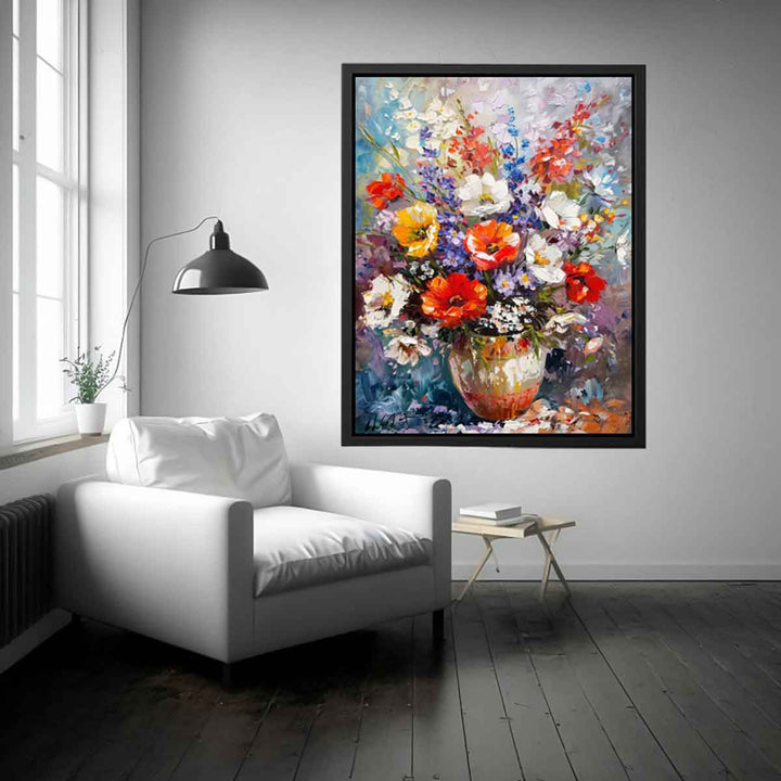 Flowers Knife Painting Art Print