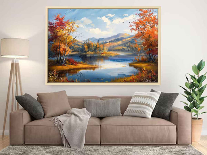 Landscape Painting canvas Print