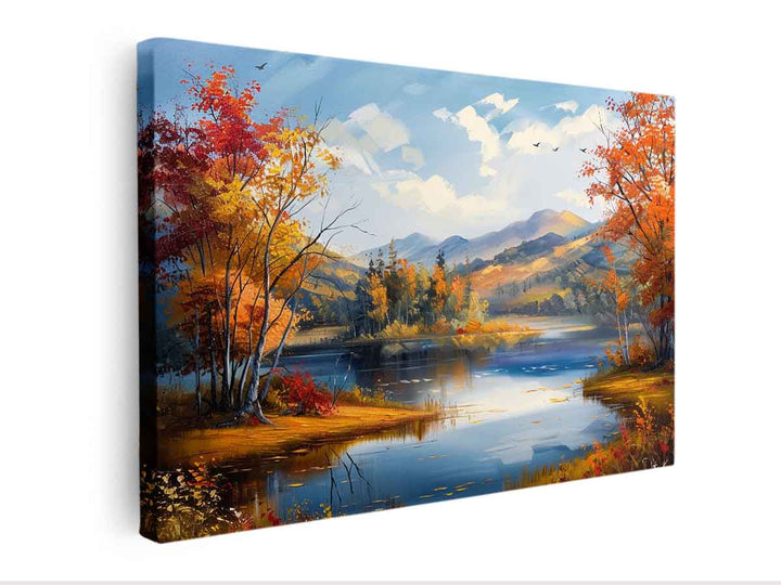 Landscape Painting canvas Print