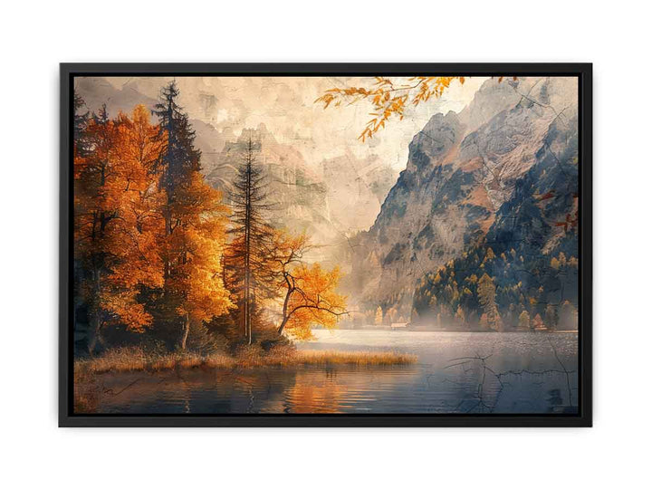 Mountain River Painting