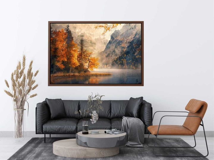 Mountain River   Painting Art Print