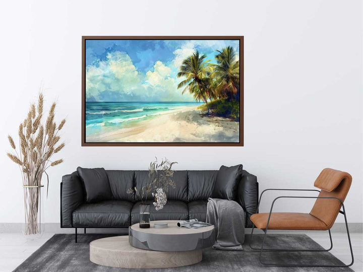 Beach Art  Painting Art Print