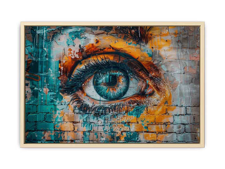 Street Art Painting framed Print