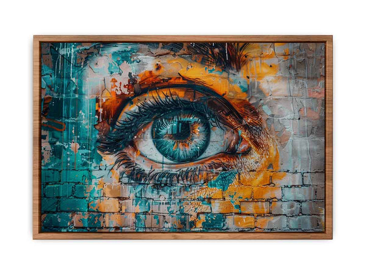 Street Art Painting framed Print