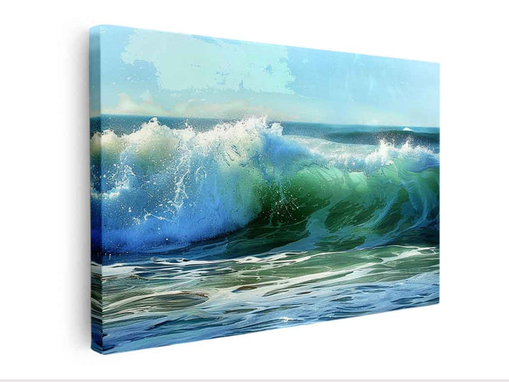 Waves canvas Print