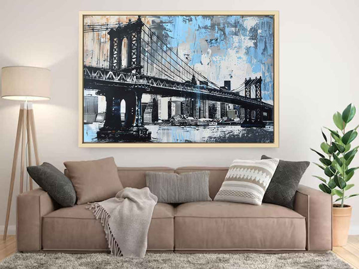 New York Bridge Art Print