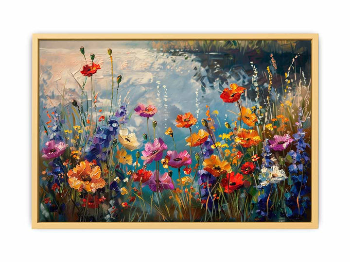 Wild Flowers Painting   Poster