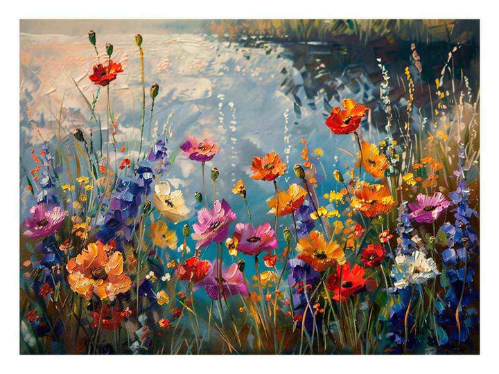 Wild Flowers Painting 