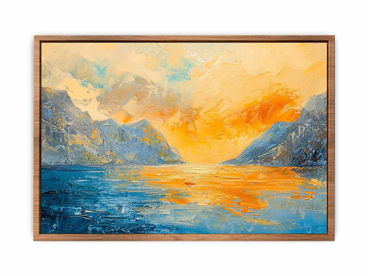 Golden Mountian  Painting