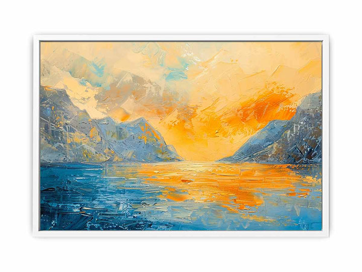 Golden Mountian Canvas Print