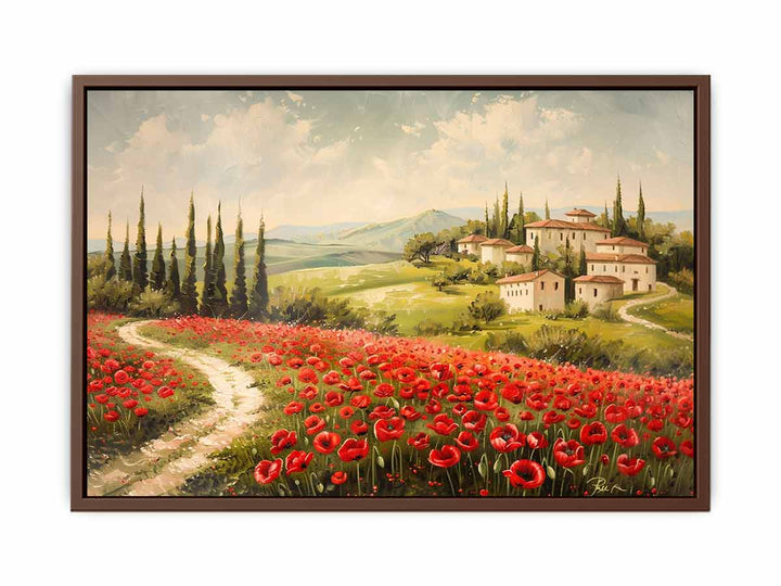 Field Of Poppies  Art Print