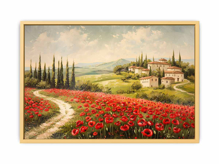 Field Of Poppies  Poster