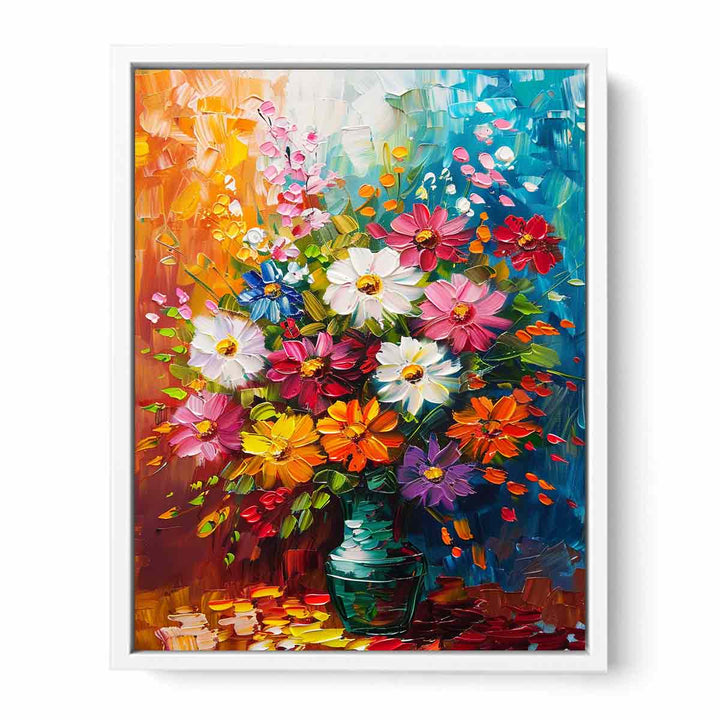 Vase Of Flowers Canvas Print