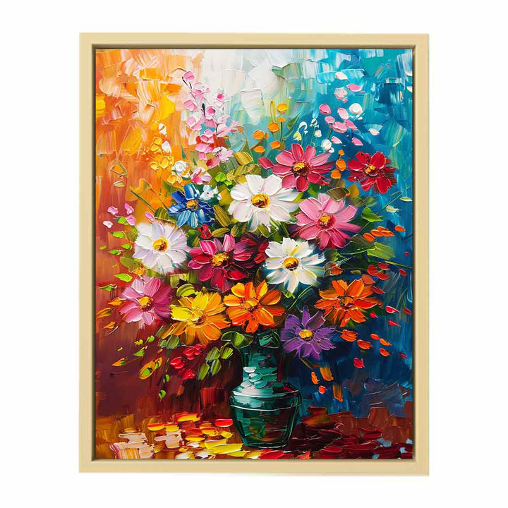 Vase Of Flowers Framed Print