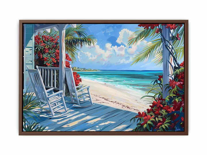 Island Cottage   Art Print