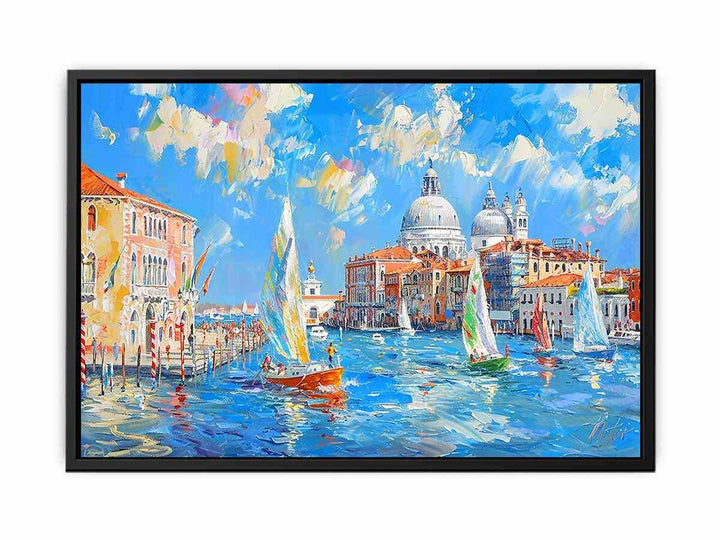 Venice Waterfront Painting  