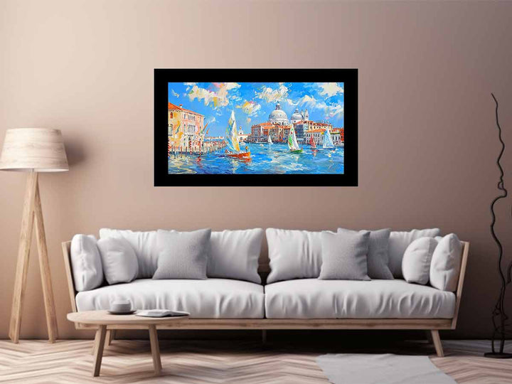 Venice Waterfront Painting  