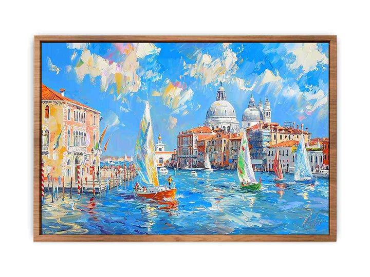 Venice Waterfront Painting 