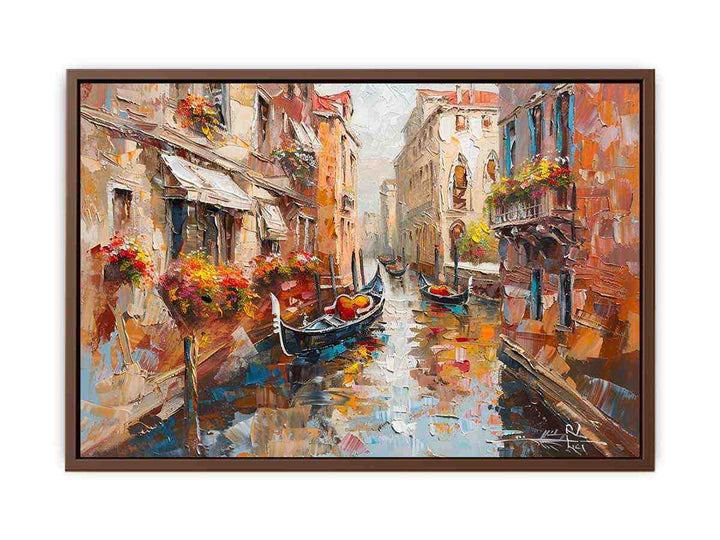 Venice Canal Gondola Ride  Art Print