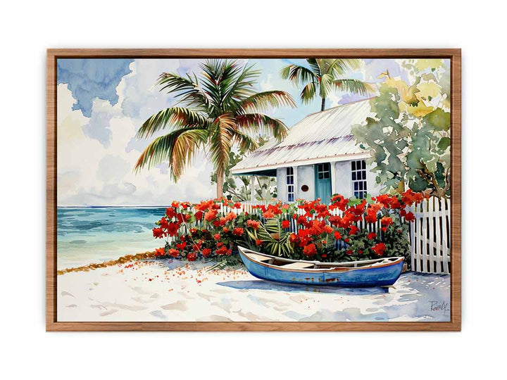 Beach House  Painting