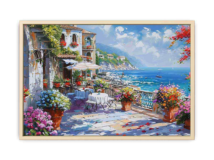 Beach Side Living  Framed Print