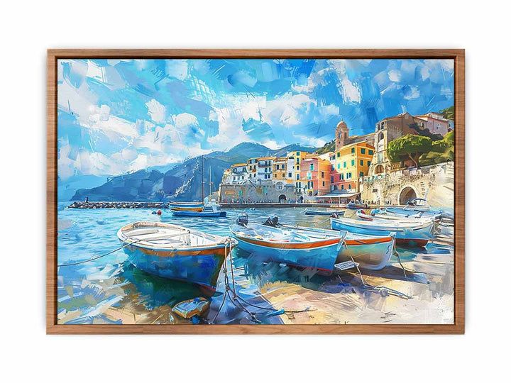 Boats On The Shore  Painting