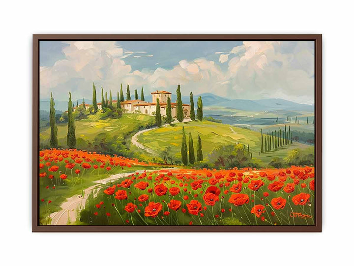  Field Of Poppies  Art Print