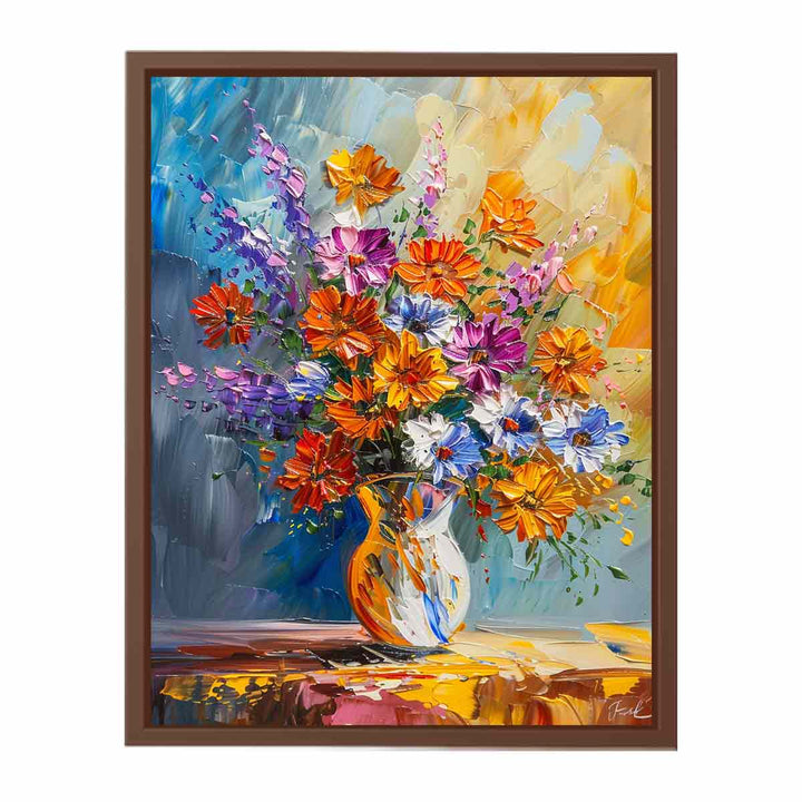 Vase Of Flowers  Art Print