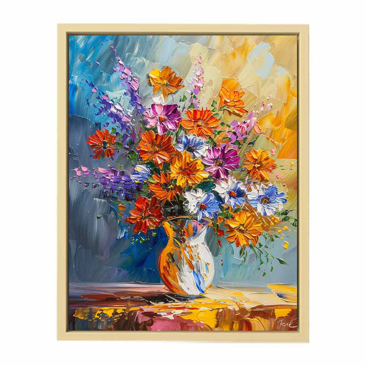 Vase Of Flowers Framed Print