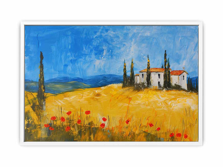 Hillside House  Canvas Print