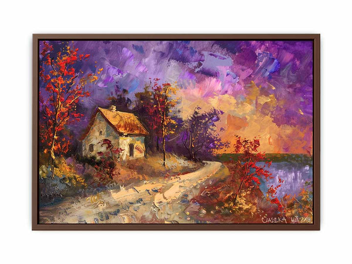 Impressionist House  Art Print