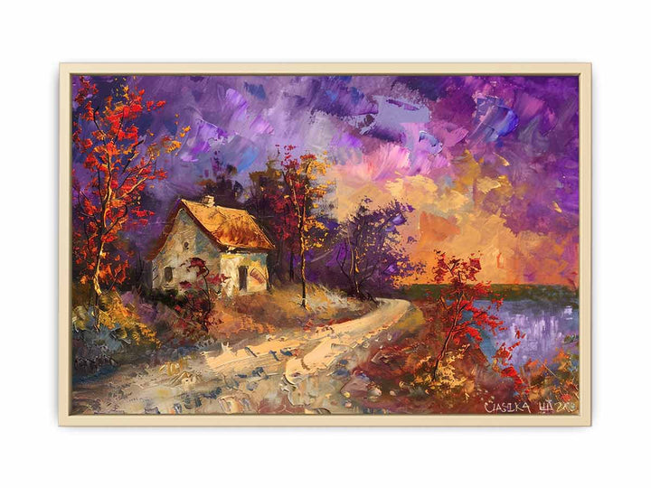 Impressionist House Framed Print