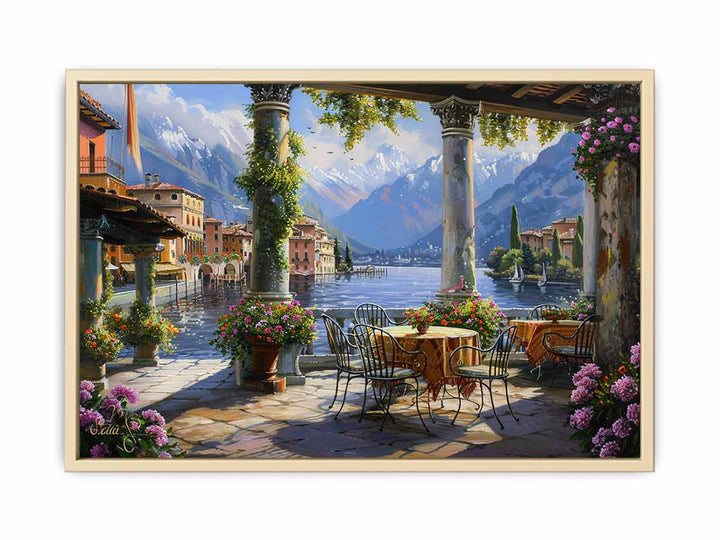 Lake House Framed Print