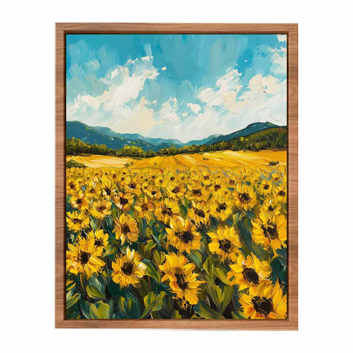 Sunflower Field  Painting