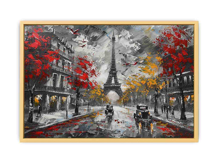 Eiffel Tower Paris Street  Poster