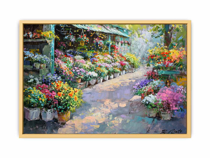 Flower Market  Poster