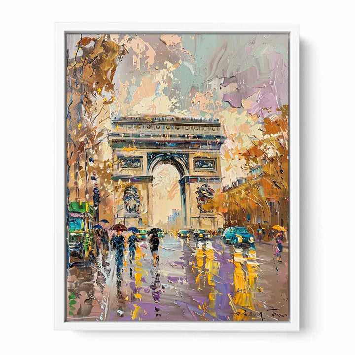  Arc De Triomphe  Paris Canvas Print