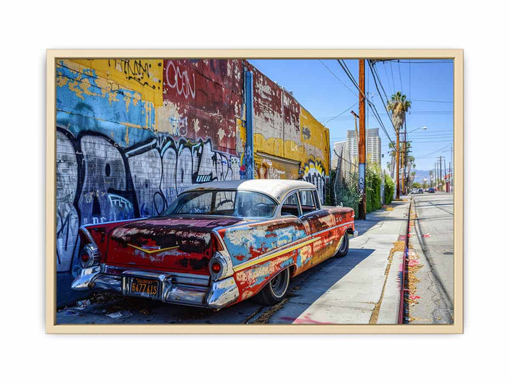 Graffiti Car Framed Print