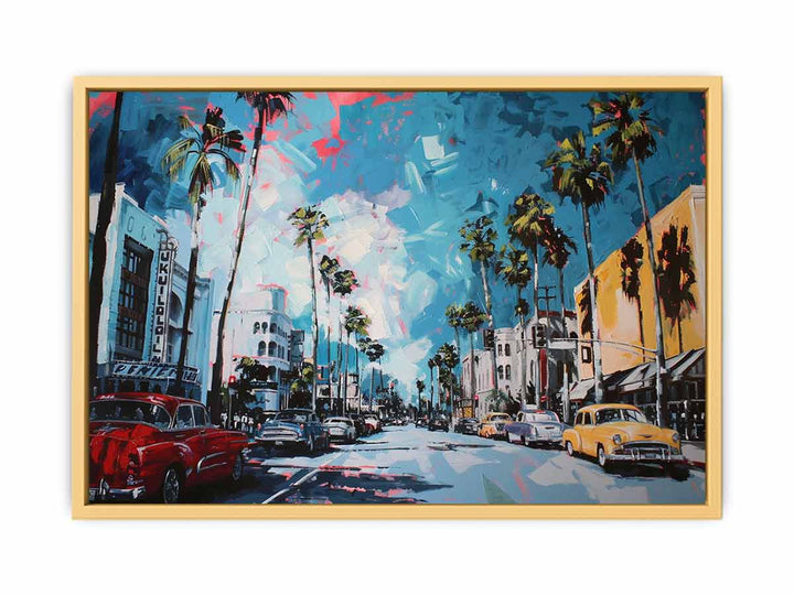 Los Angeles Painting  Poster