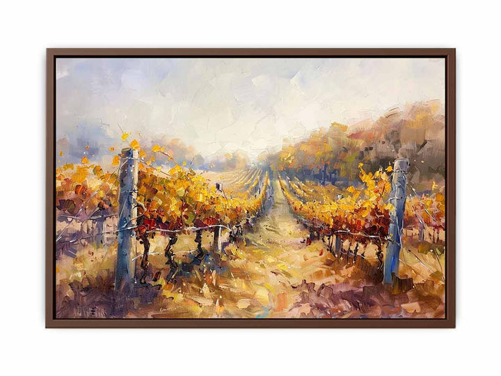 Vineyard Painting  Art Print