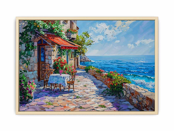 Italian  Cafe Framed Print