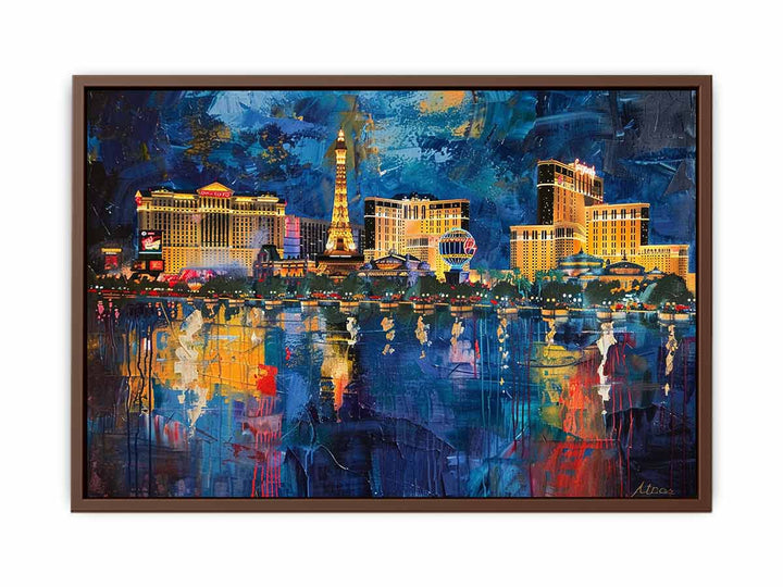 Las Vegas Painting  Art Print