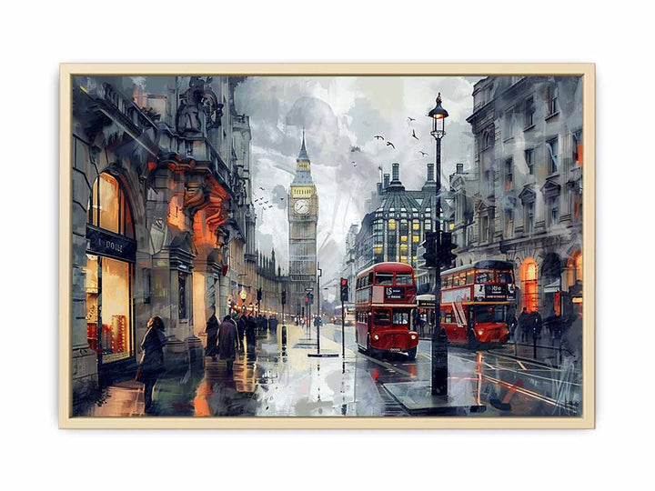 London Painting Framed Print