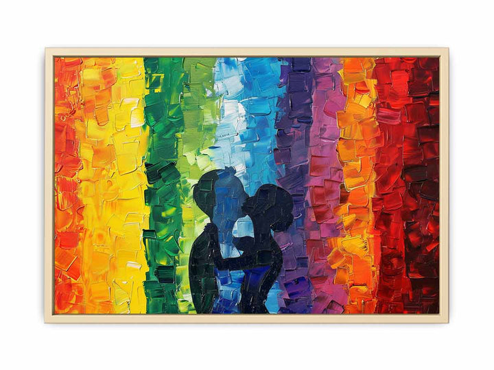 Rainbow  Love Framed Print