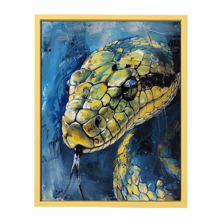 Cobra Snake Painting  Poster